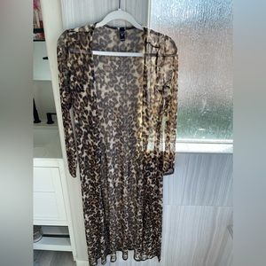 Windsor leapord/cheetah print cover up